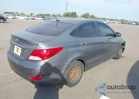 2014 Hyundai Accent Gls z USA, uszkodzony, nr VIN KMHCT4AE5EU602488
